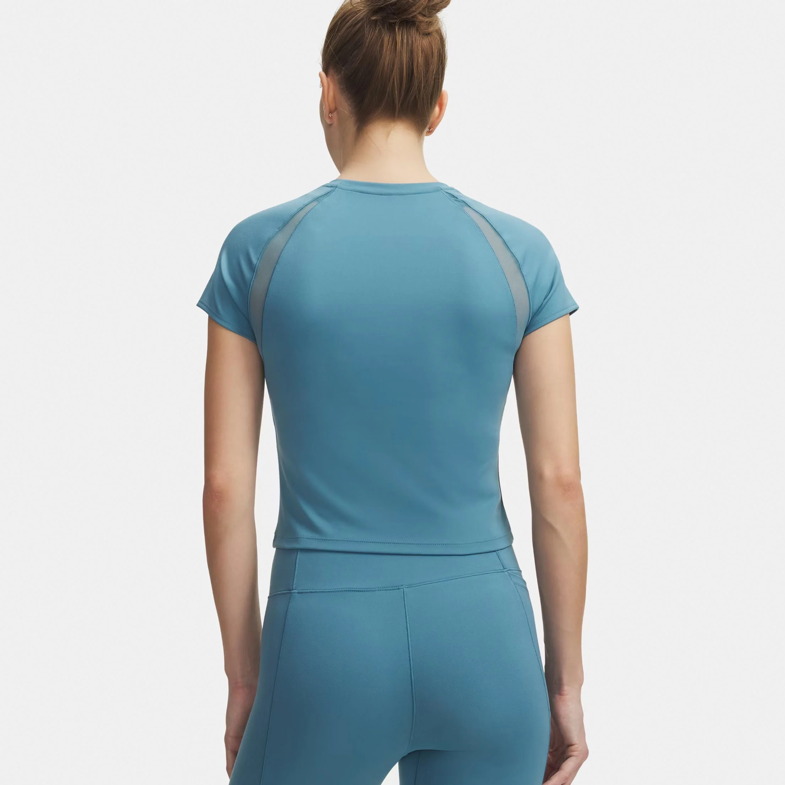 Motion Mesh Camiseta de manga corta Mujeres-azul - Image 2