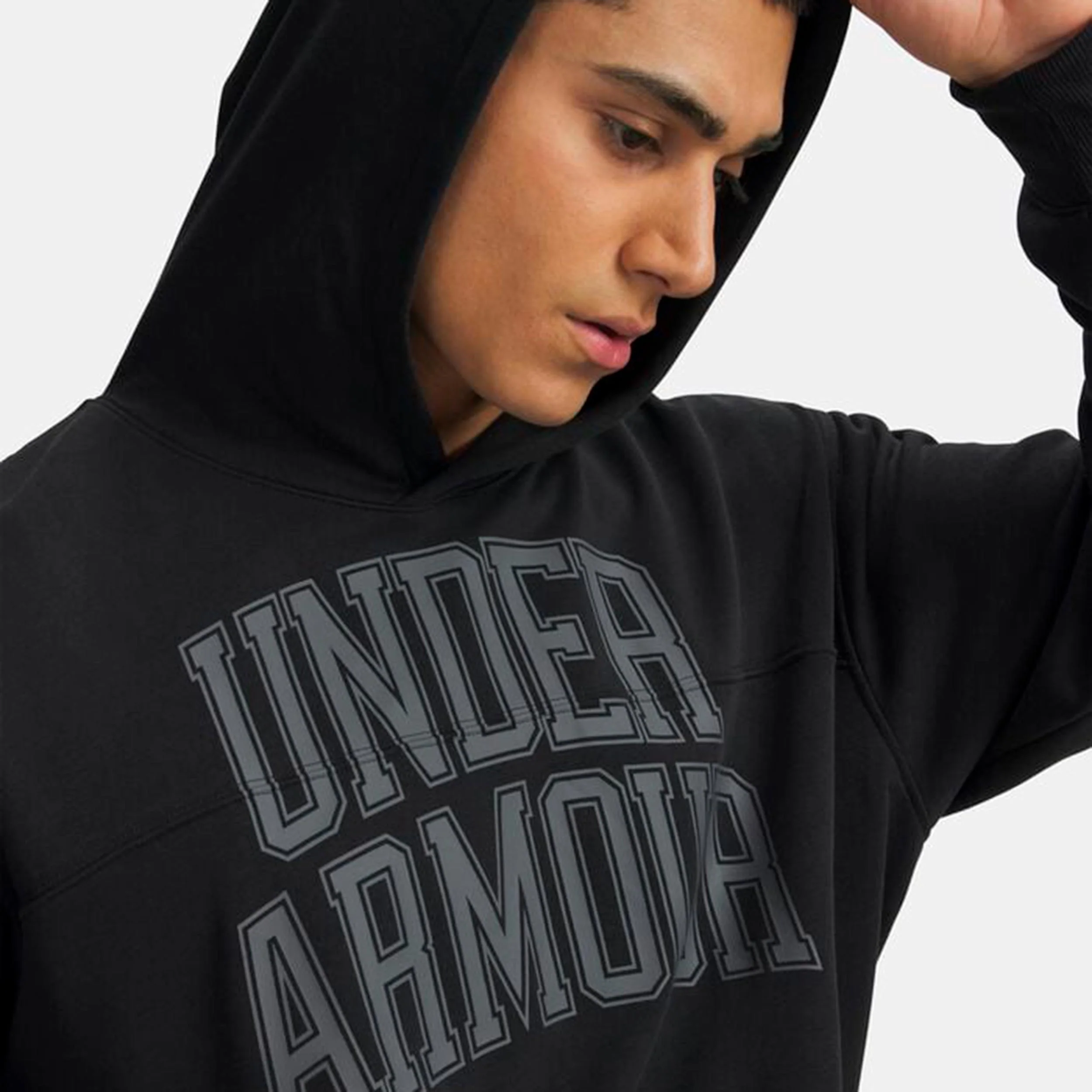 Rival Graphic Sudadera con capucha Hombres-negro, negro - Image 3