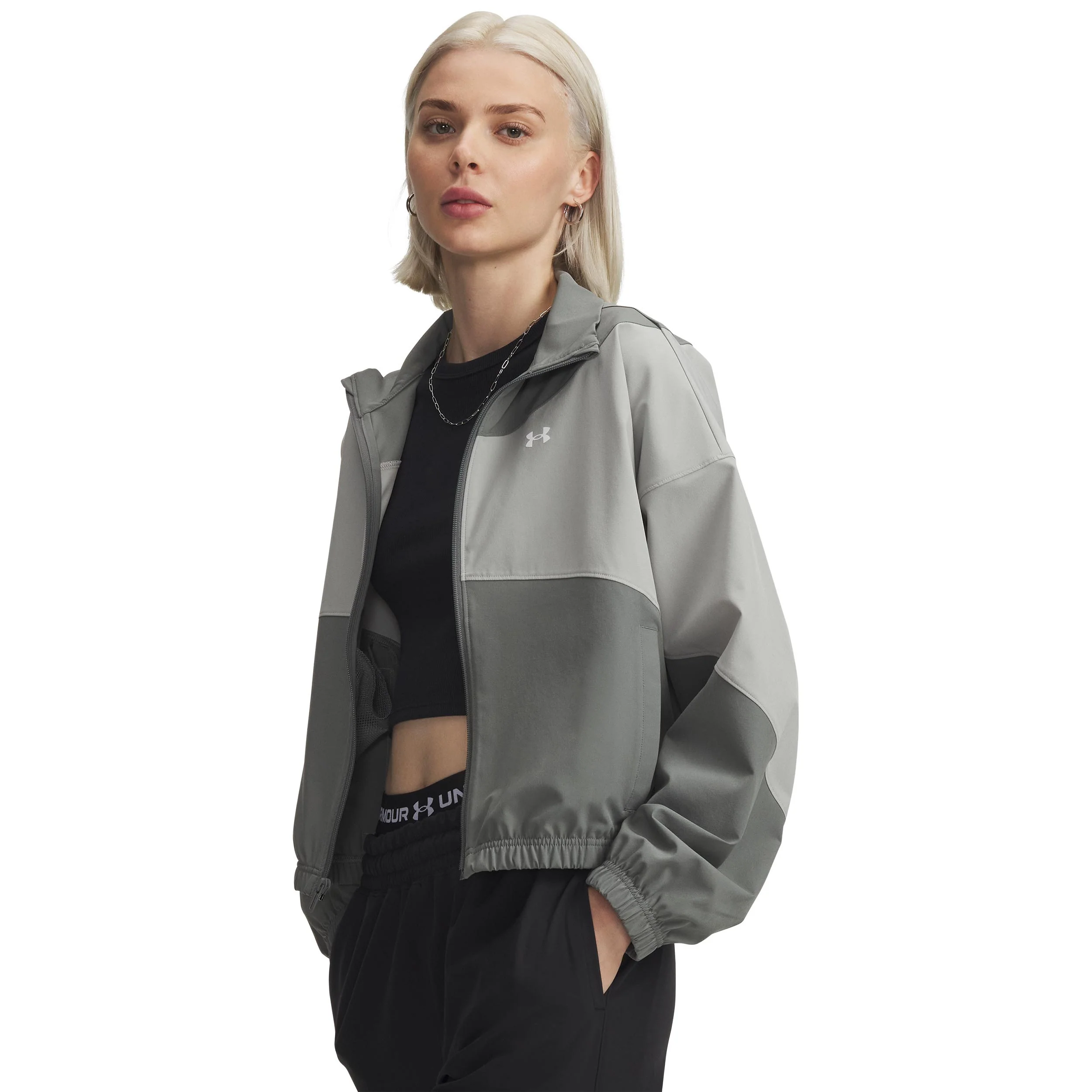 Rival Woven Chaqueta de entrenamiento Mujeres-verde, blanco
