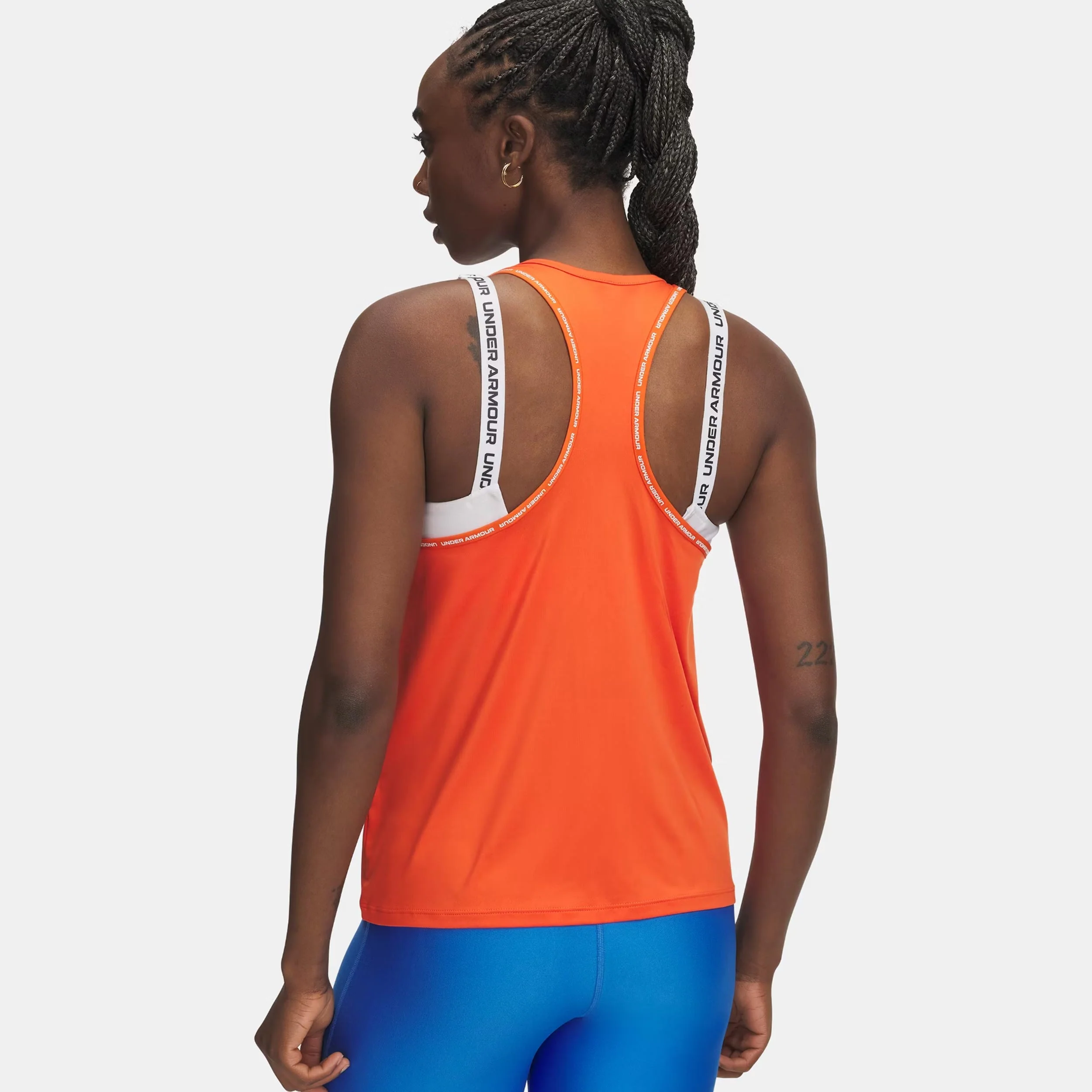 Tech Knockout Camiseta de tirantes Mujeres-naranja - Image 4