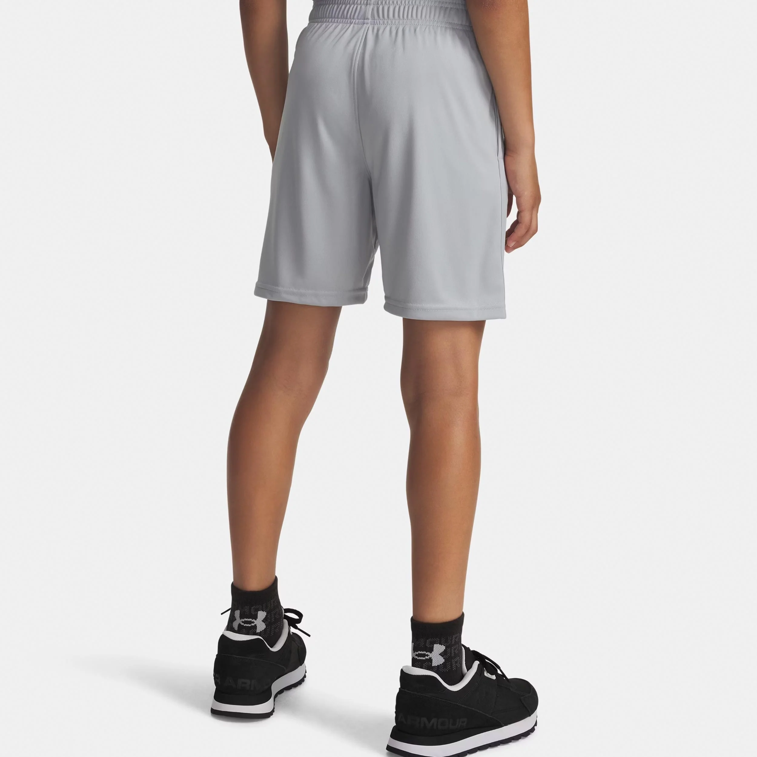 Tech Logo Shorts Chicos-gris, blanco - Image 4