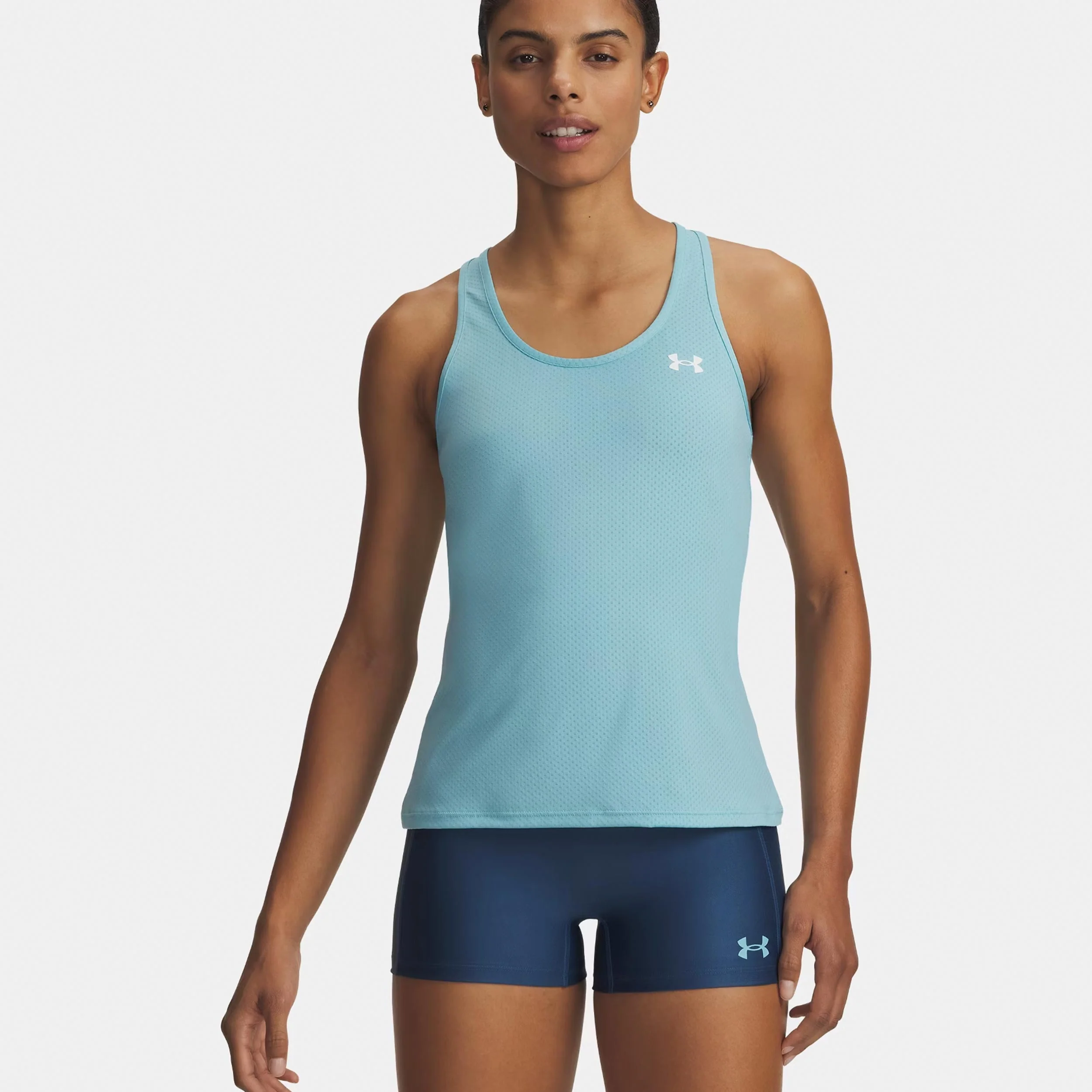 Tech Mesh Racer Camiseta de tirantes Mujeres-azul, blanco