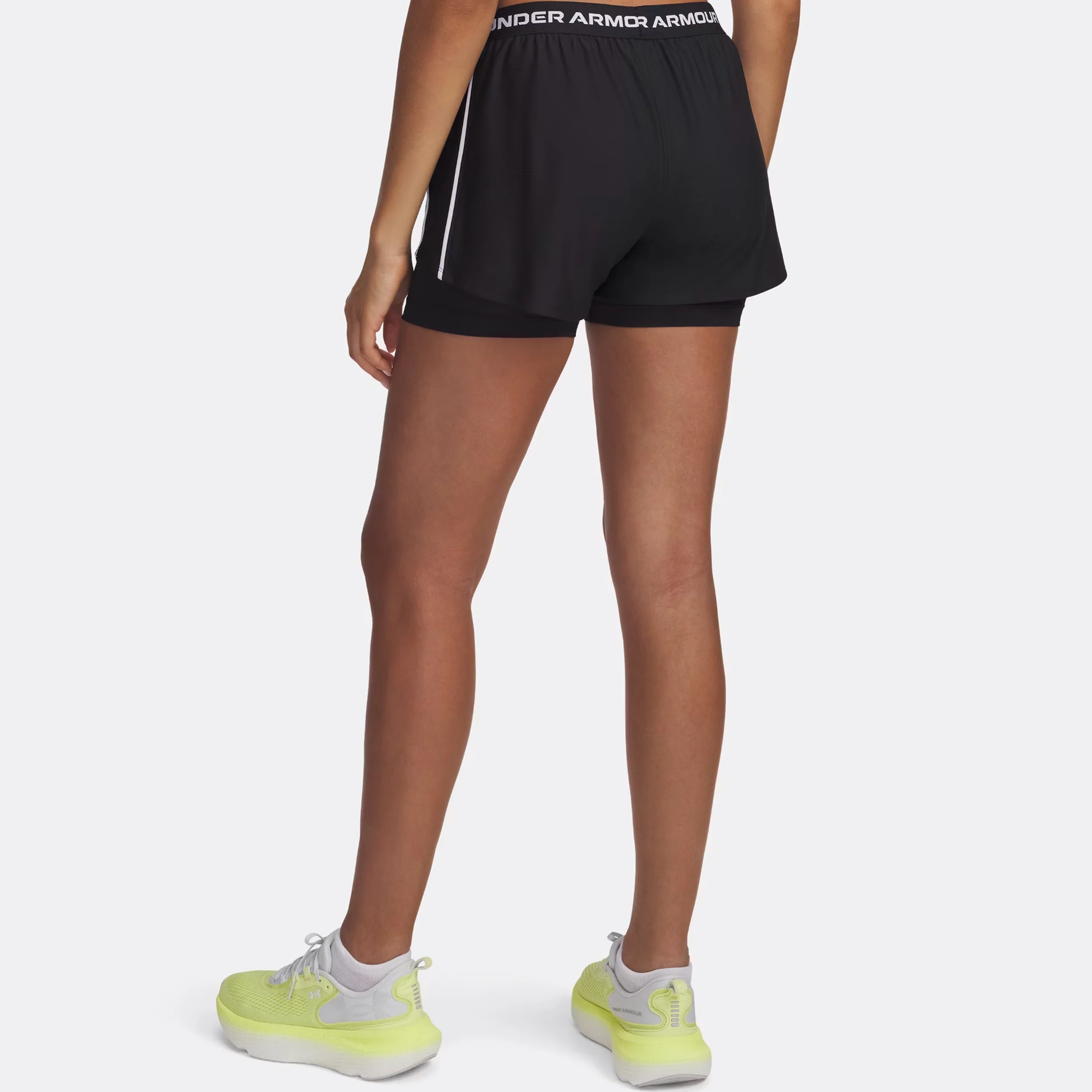 Tech Play Up 2in1 Shorts Con Bolsillo Para Pelota Mujeres-Negro - Image 2
