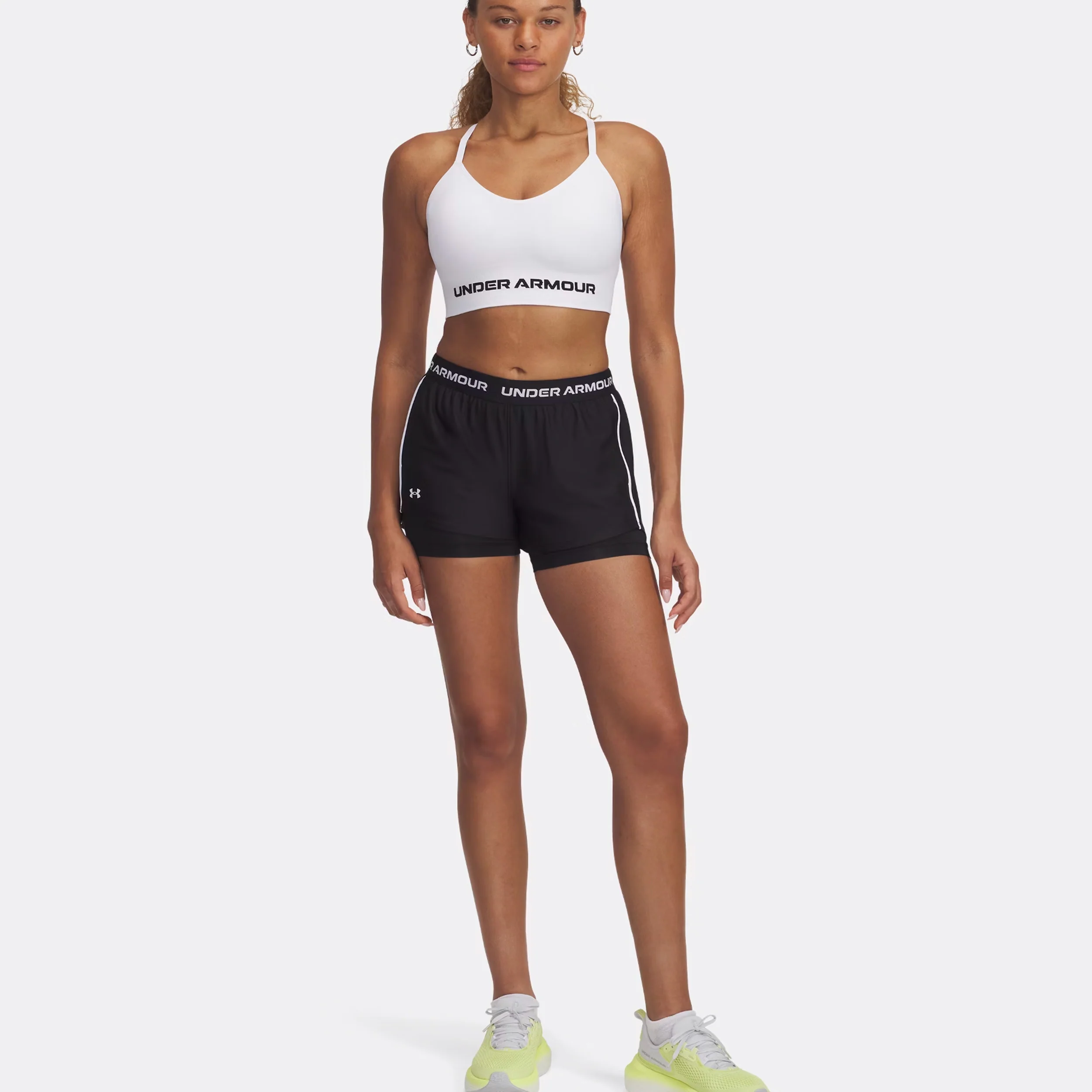Tech Play Up 2in1 Shorts Con Bolsillo Para Pelota Mujeres-Negro - Image 4