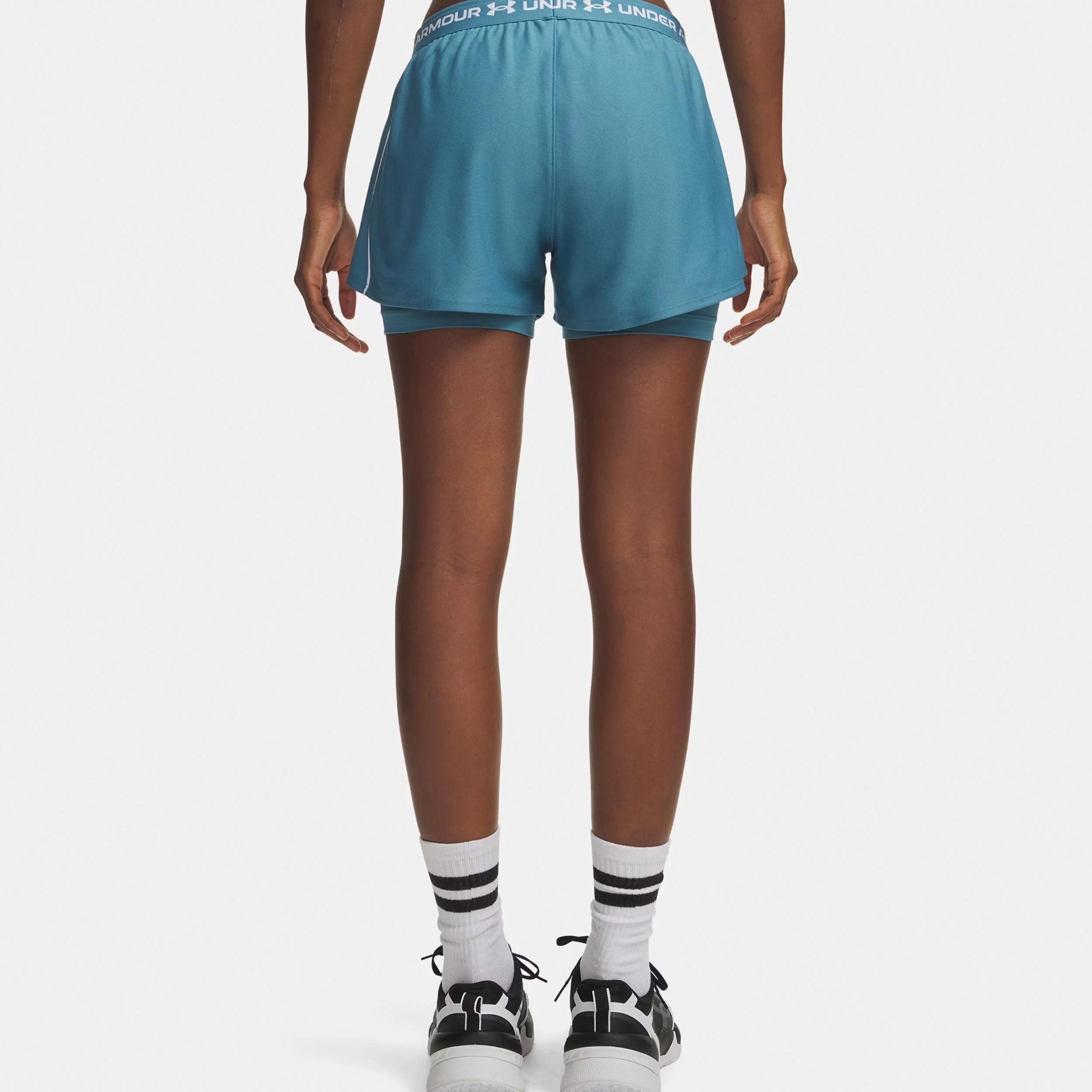 Tech Play Up 2in1  Shorts Mujeres-azul - Image 2