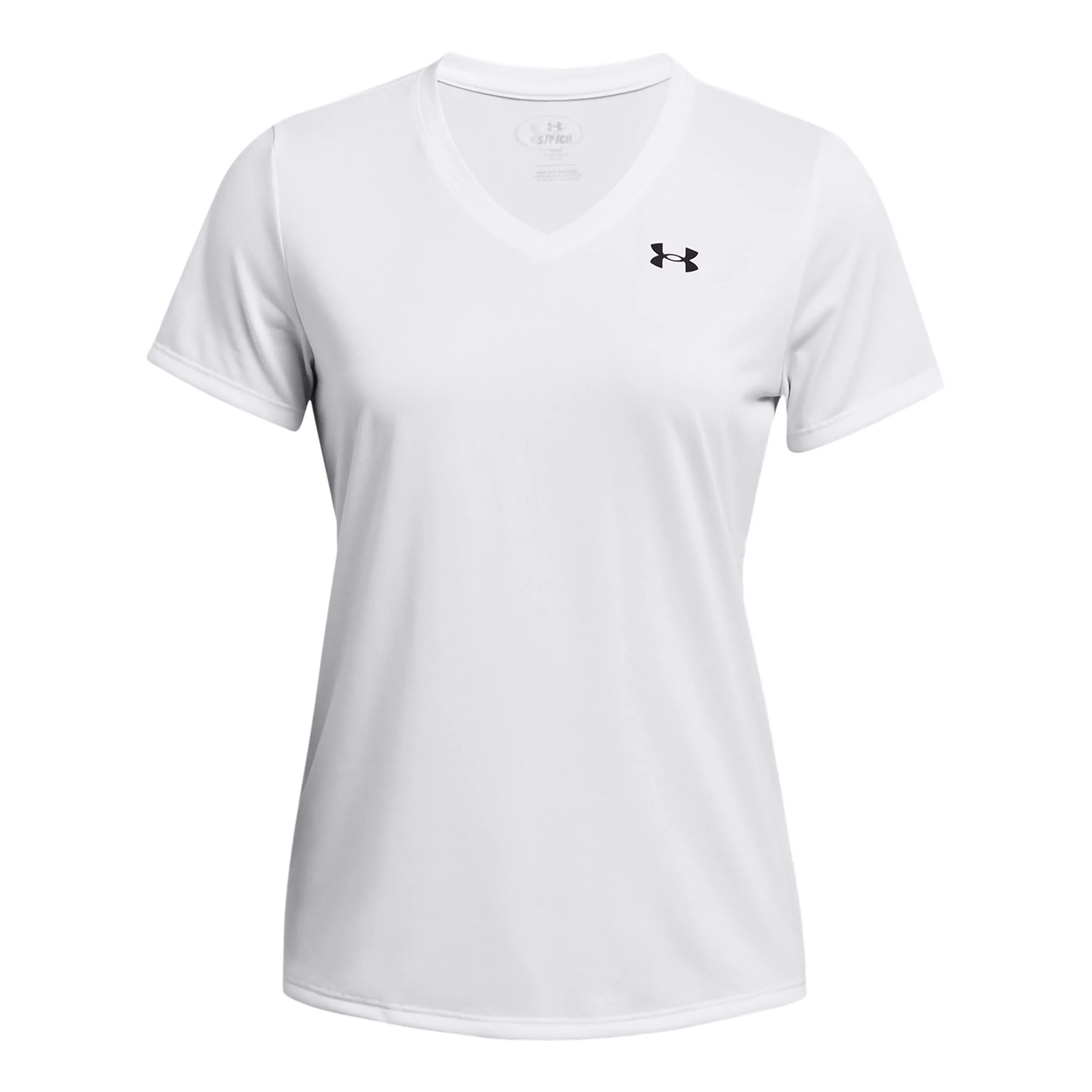 Tech Solid Camiseta de manga corta Mujeres-blanco