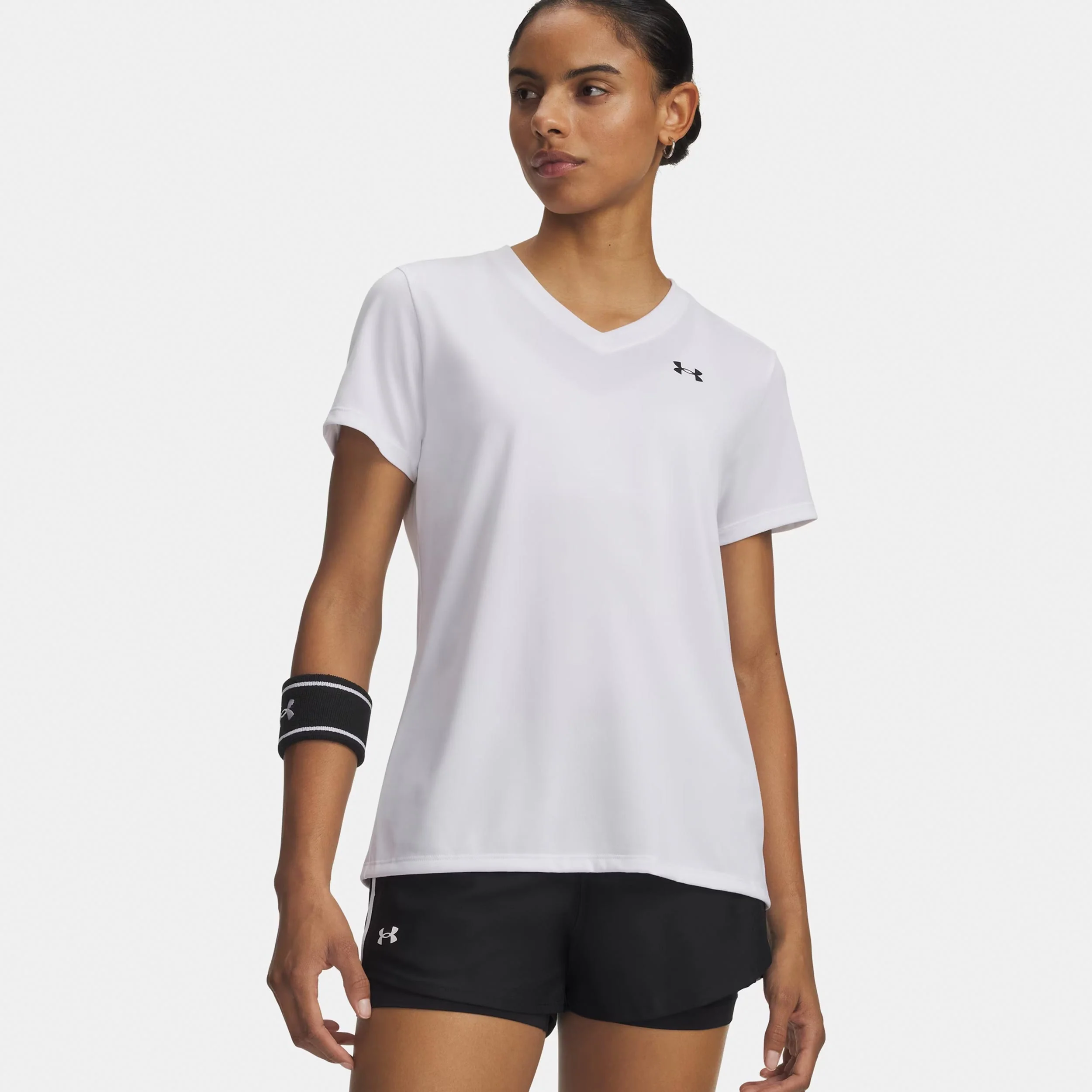 Tech Solid Camiseta de manga corta Mujeres-blanco - Image 3