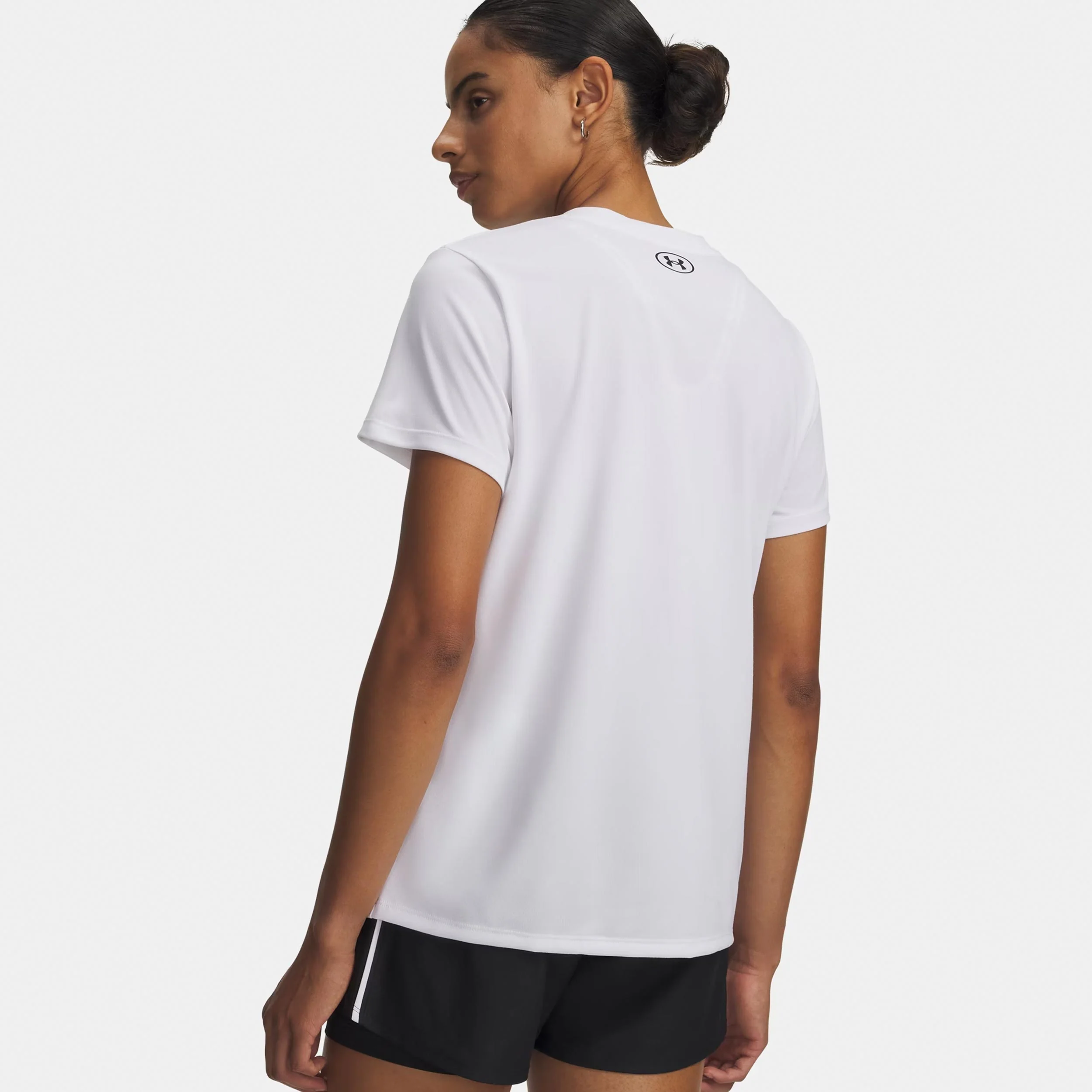 Tech Solid Camiseta de manga corta Mujeres-blanco - Image 4