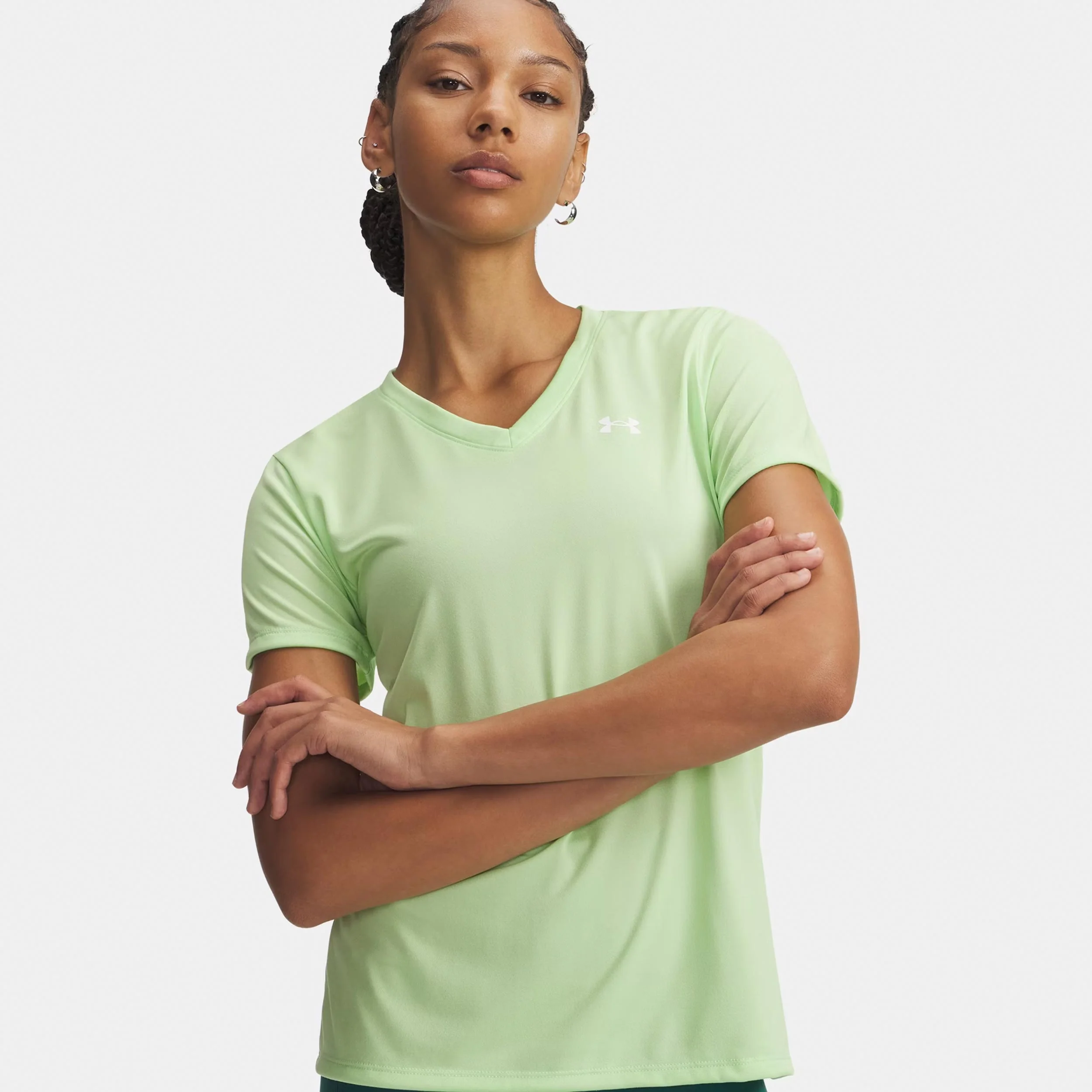 Tech Solid Camiseta de manga corta Mujeres-verde