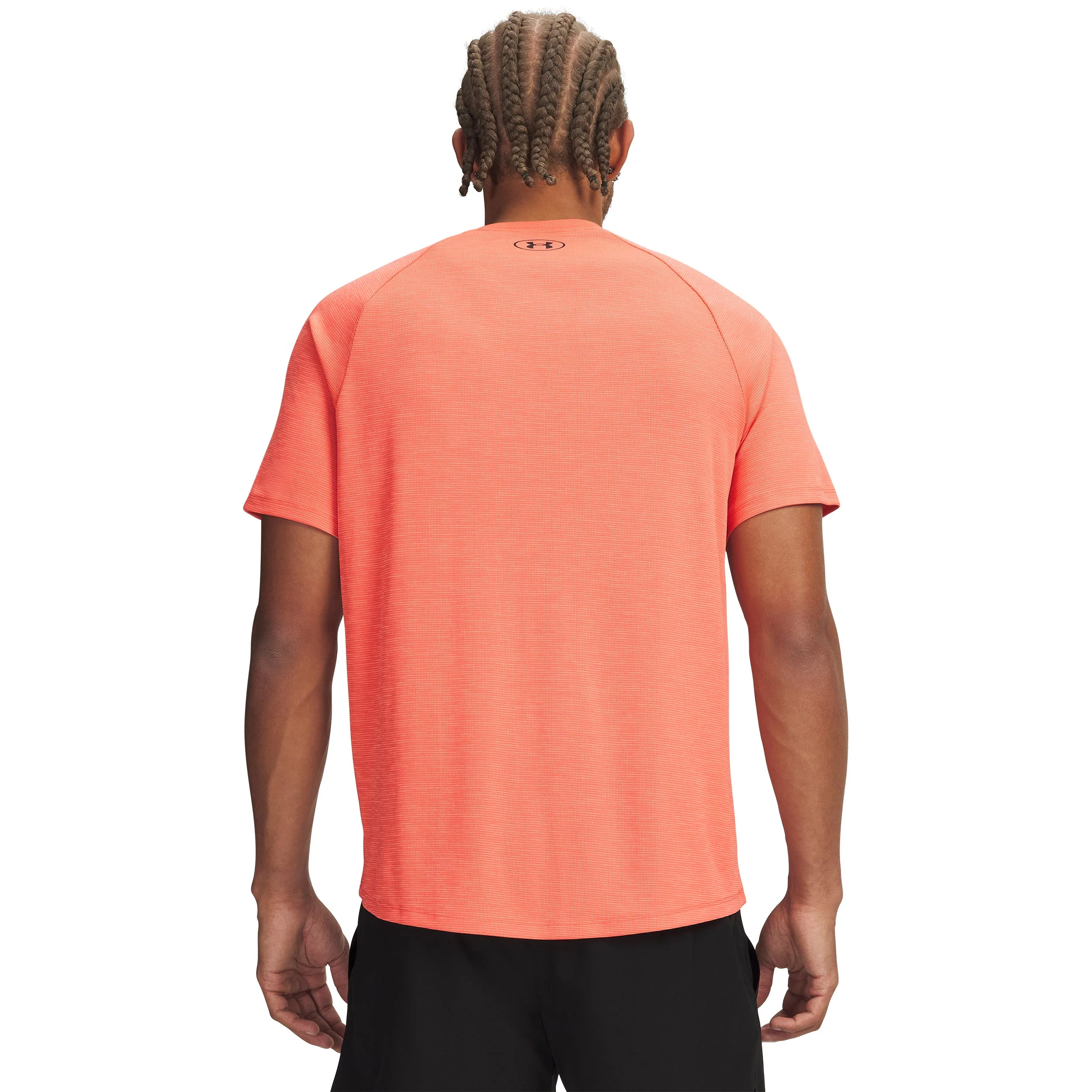 Tech Textured Camiseta de manga corta Hombres-rojo, negro - Image 2