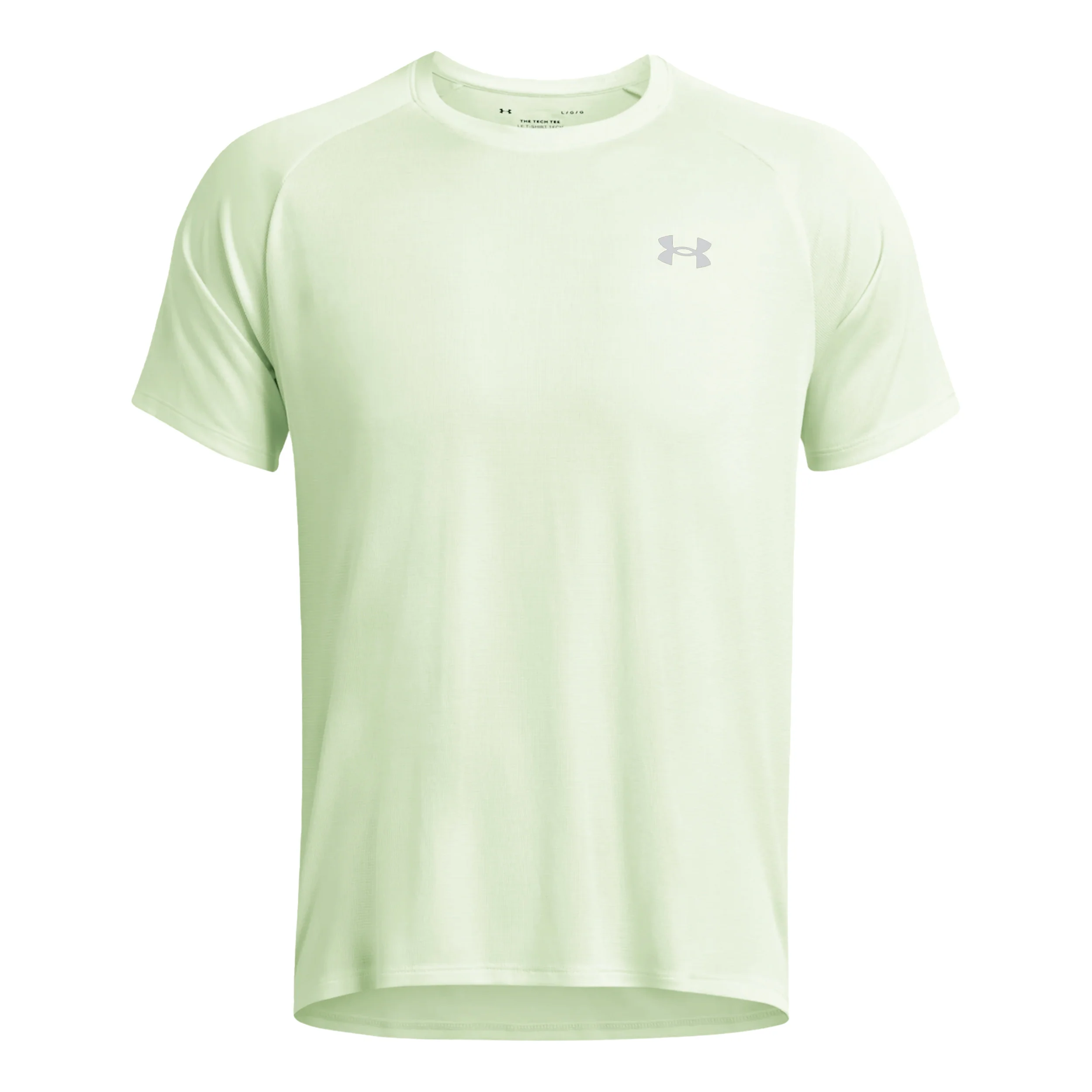 Tech Textured Camiseta de manga corta Hombres-verde, gris
