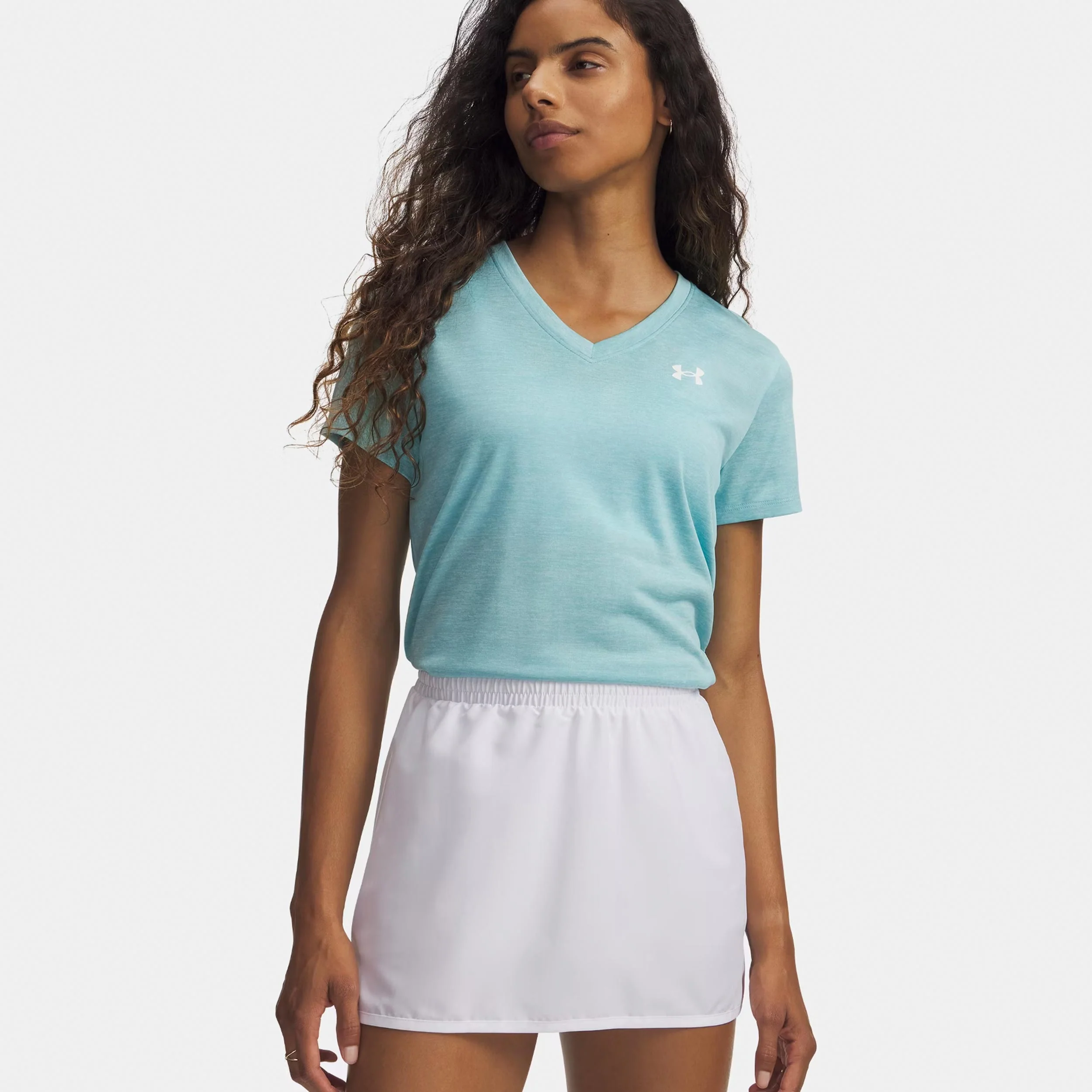 Tech Twist Camiseta de manga corta Mujeres-azul, blanco