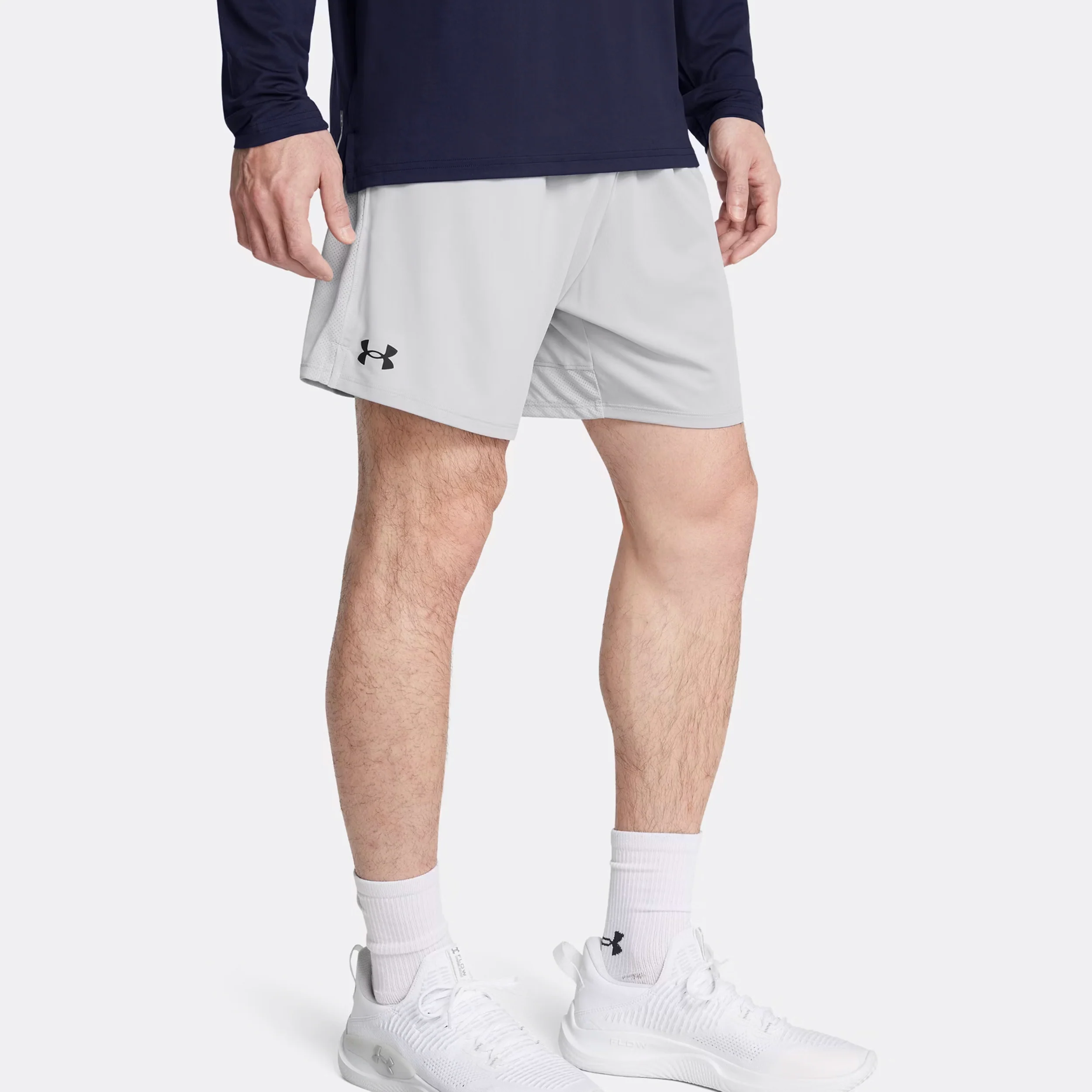Techent 7in Shorts Hombres-Gris - Image 3