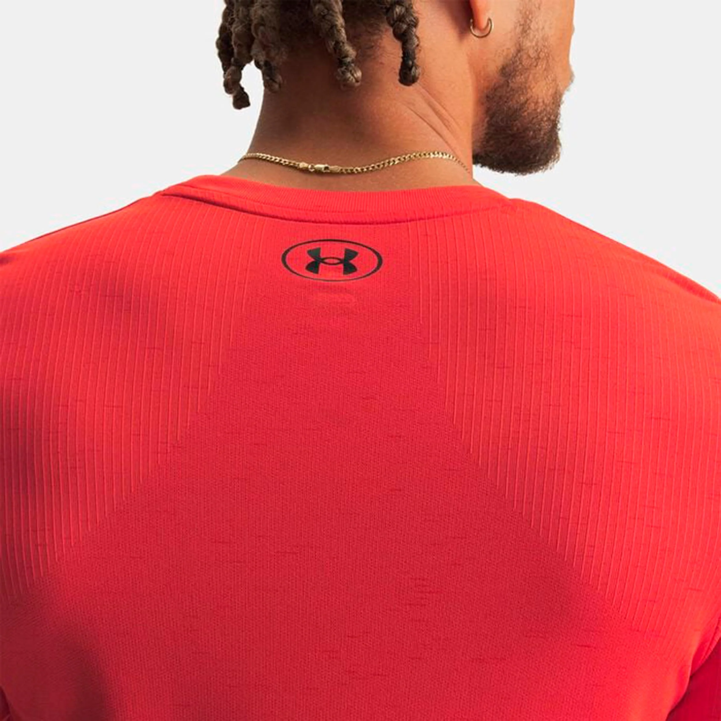 Vanish Seamless Camiseta de manga corta Hombres-rojo, negro - Image 3