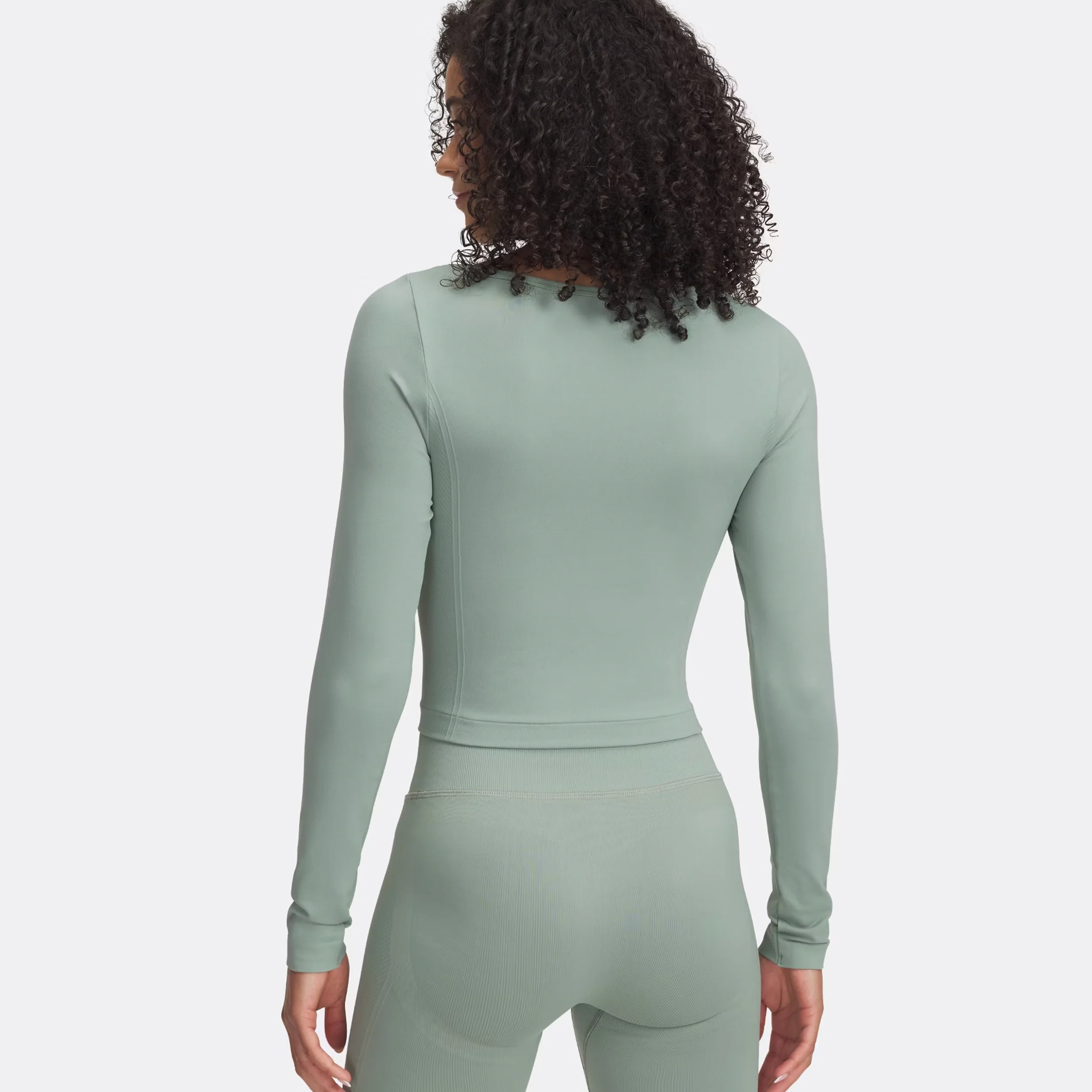 Vanish Seamless Camiseta De Manga Larga Mujeres-Verde - Image 2