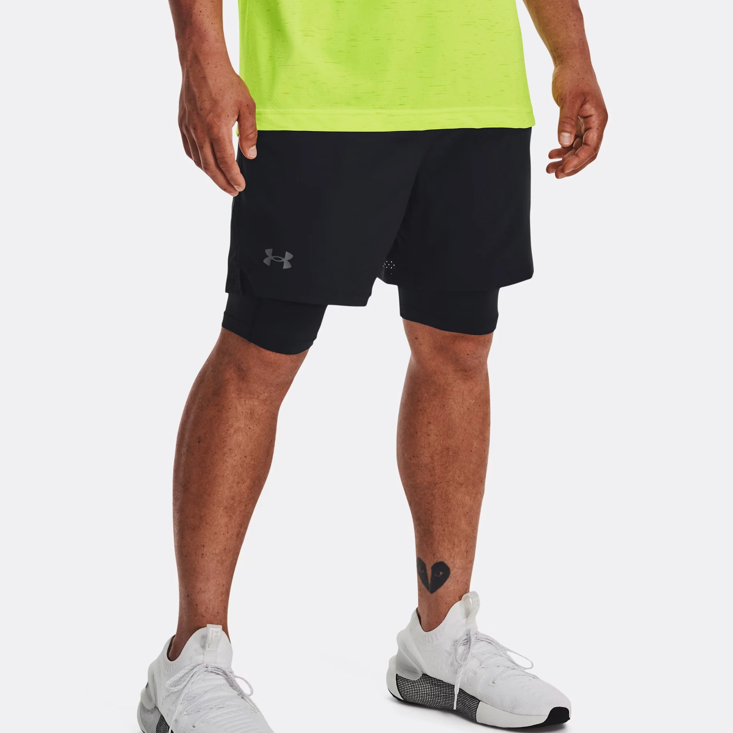 Vanish Woven 2in1 Shorts Hombres-Negro - Image 3
