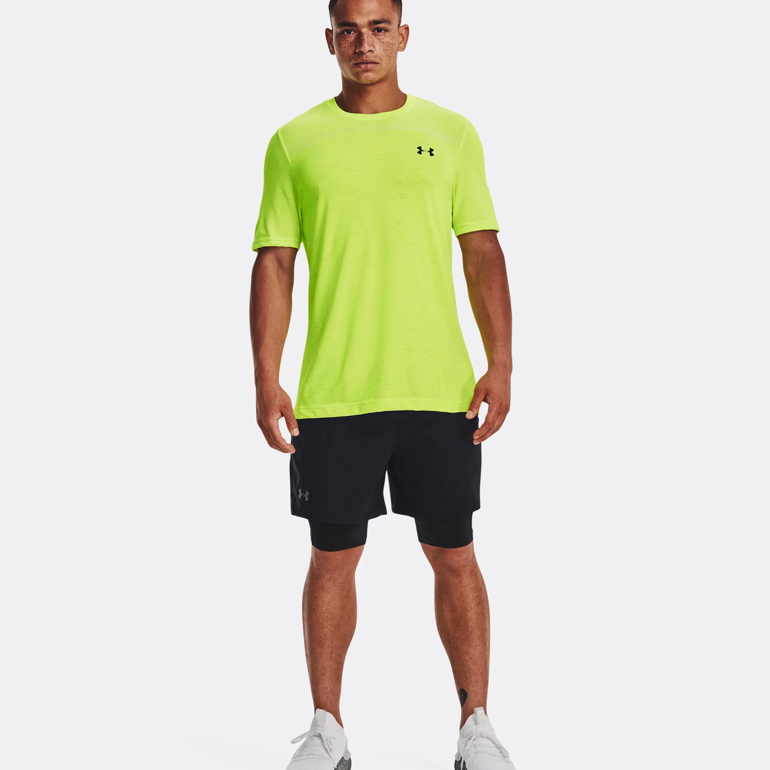 Vanish Woven 2in1 Shorts Hombres-Negro - Image 7