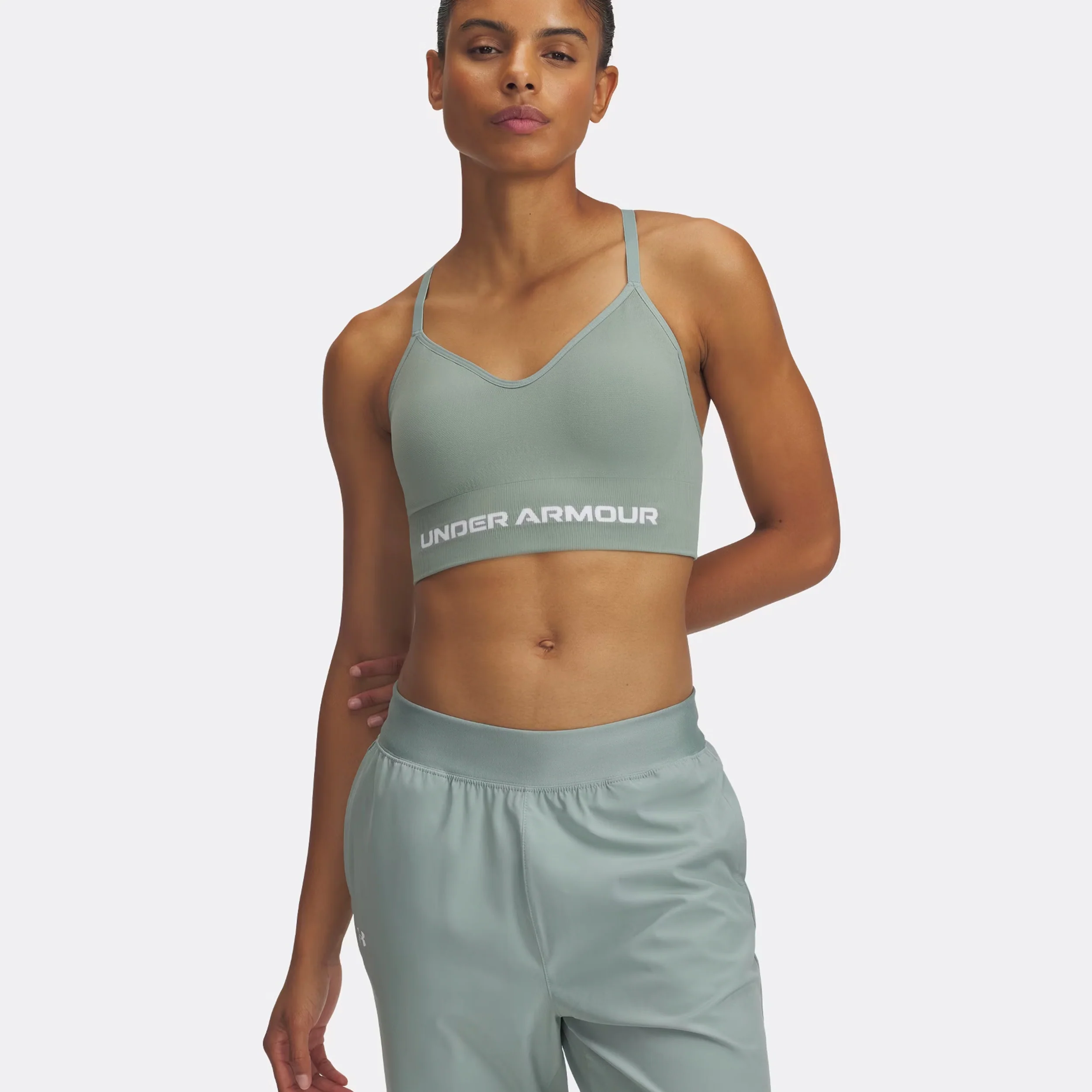 Vanisheamle Low Sujetador deportivo Mujeres - verde,