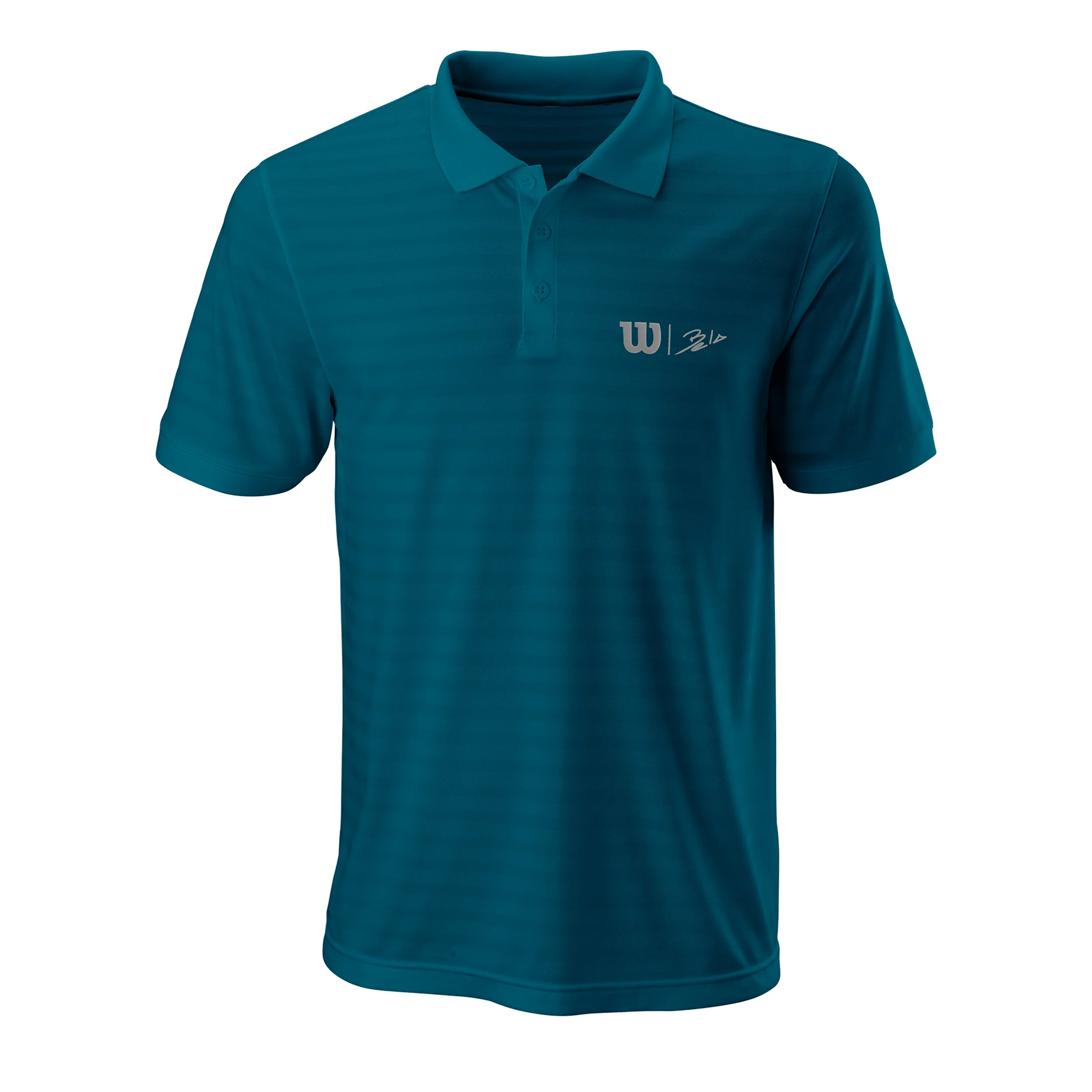 Bela Stripe II Polo Hombres-Azul