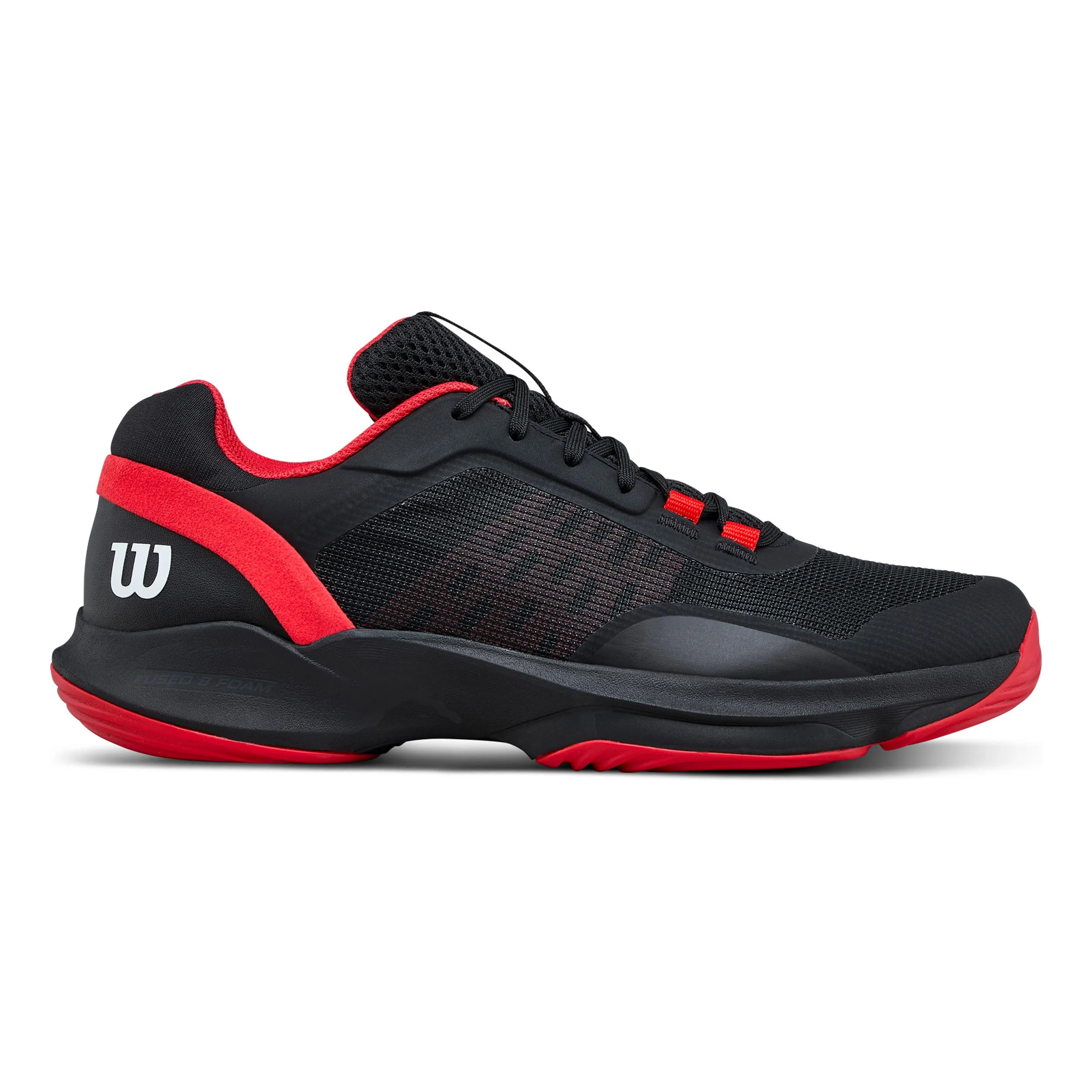 Hurakn Pro V2 Zapatilla de pádel Hombres-negro, rojo