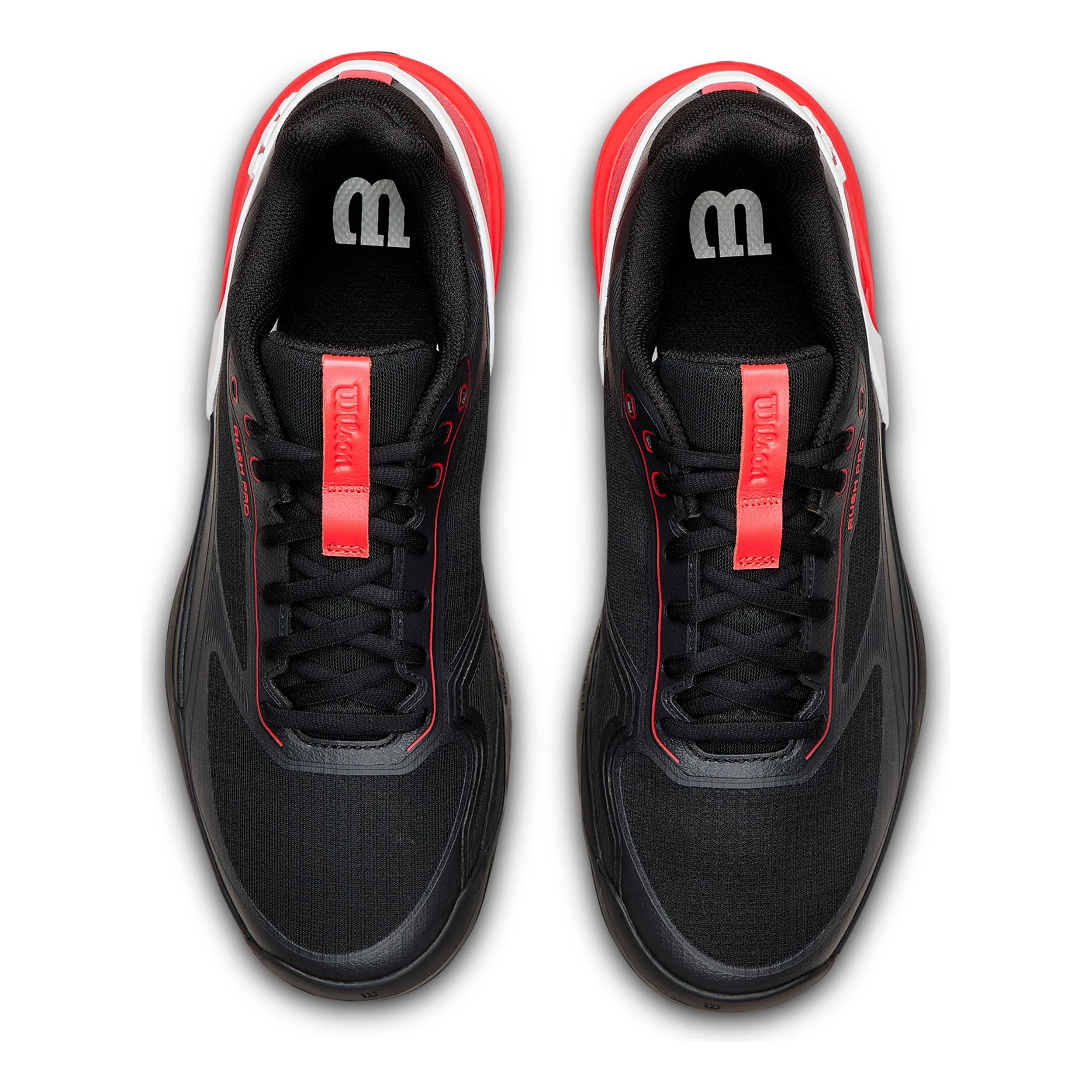 Rush Pro 5 Padel Zapatilla de pádel Hombres-negro, rojo - Image 3